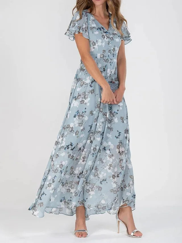 Glamourystyczna sukienka zakrywająca brzuch