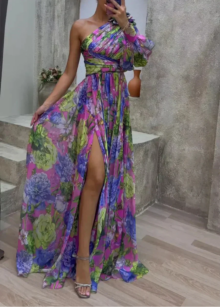 Maud™ - Elegancka Sukienka z Długimi Rękawami