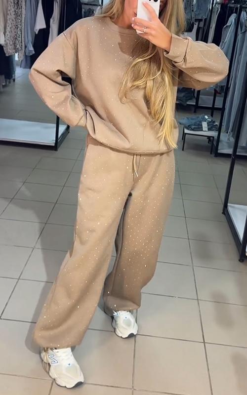 Adela - Diamond Zestaw sweter i spodnie