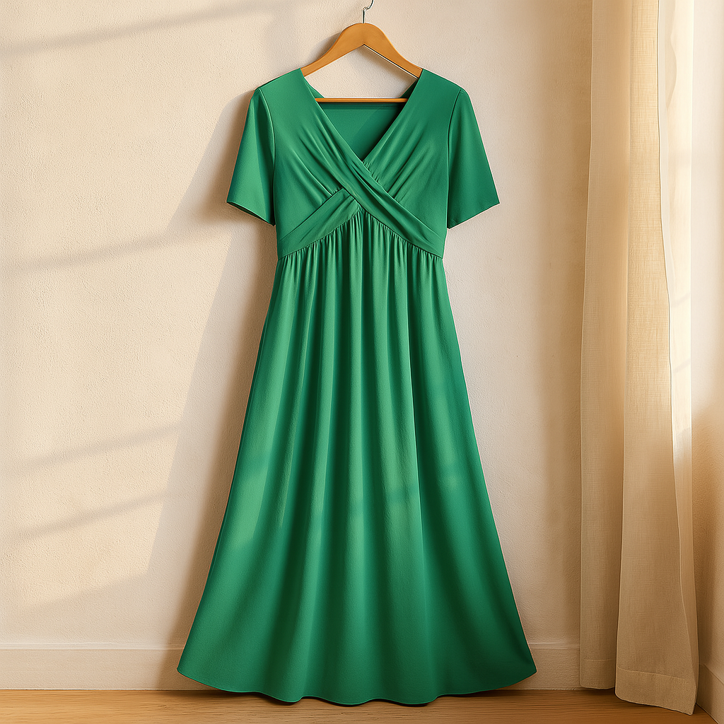 Leia | Elegancka Sukienka z Kryciem Brzucha