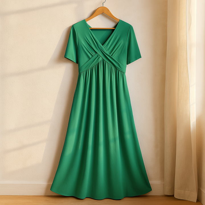 Leia | Elegancka Sukienka z Kryciem Brzucha