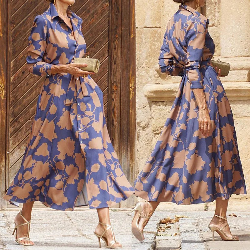 Lynn™ - Elegancka Sukienka z Dekoltem w Serek dla Kobiet