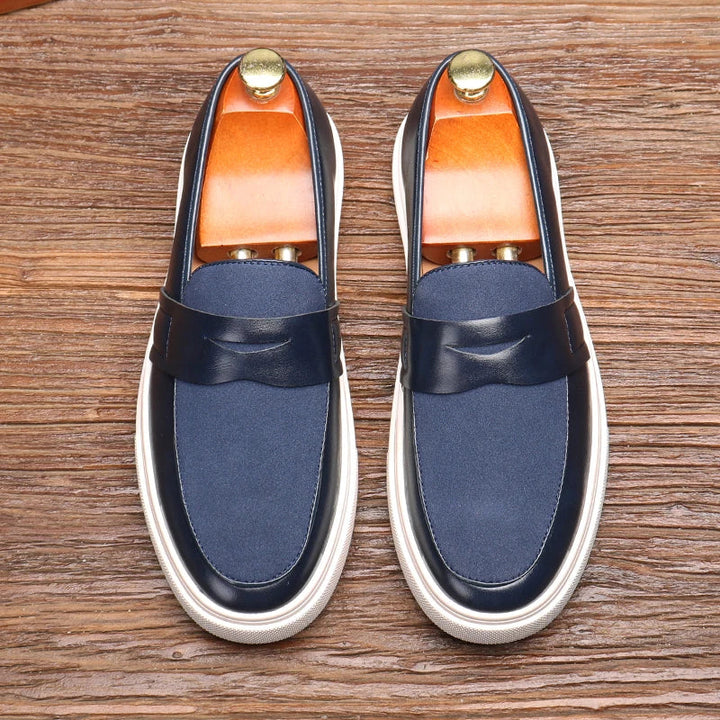 Garrick – Eleganckie mokasyny zamszowe