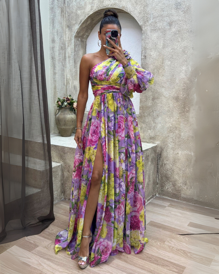 Maud™ - Elegancka Sukienka z Długimi Rękawami