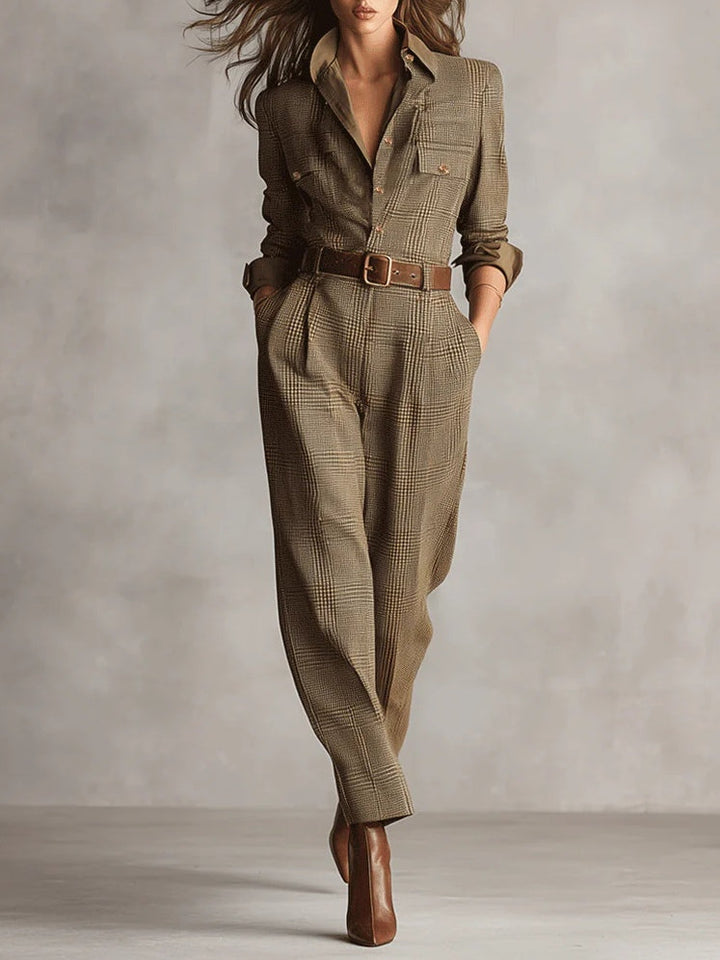 Mirabelle – damski overall z tweedu