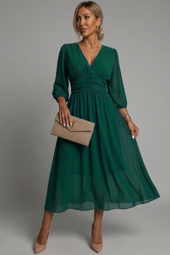 Camila | Elegancka sukienka kopertowa