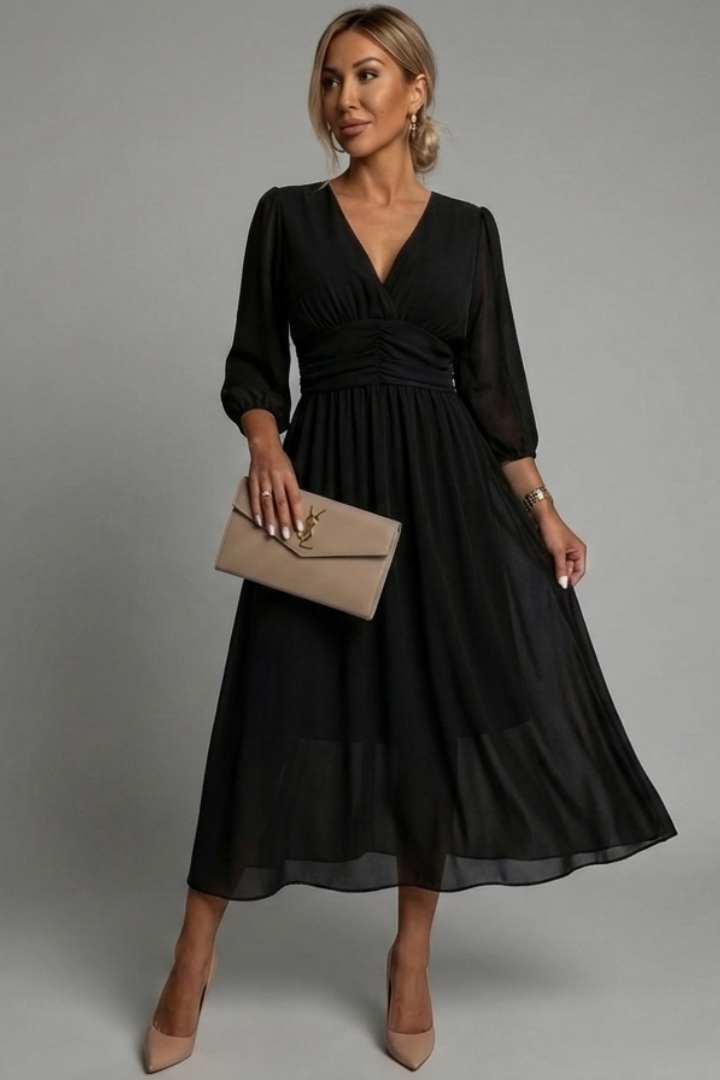 Camila | Elegancka sukienka kopertowa