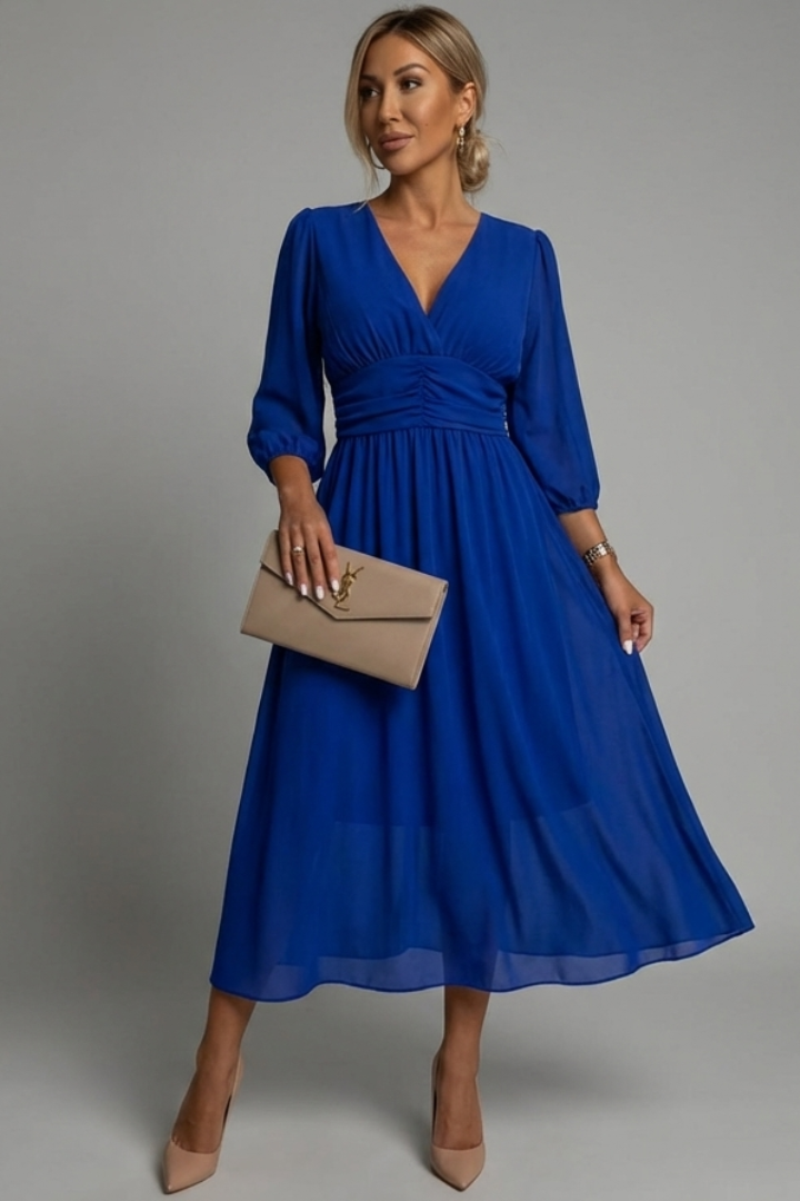 Camila | Elegancka sukienka kopertowa