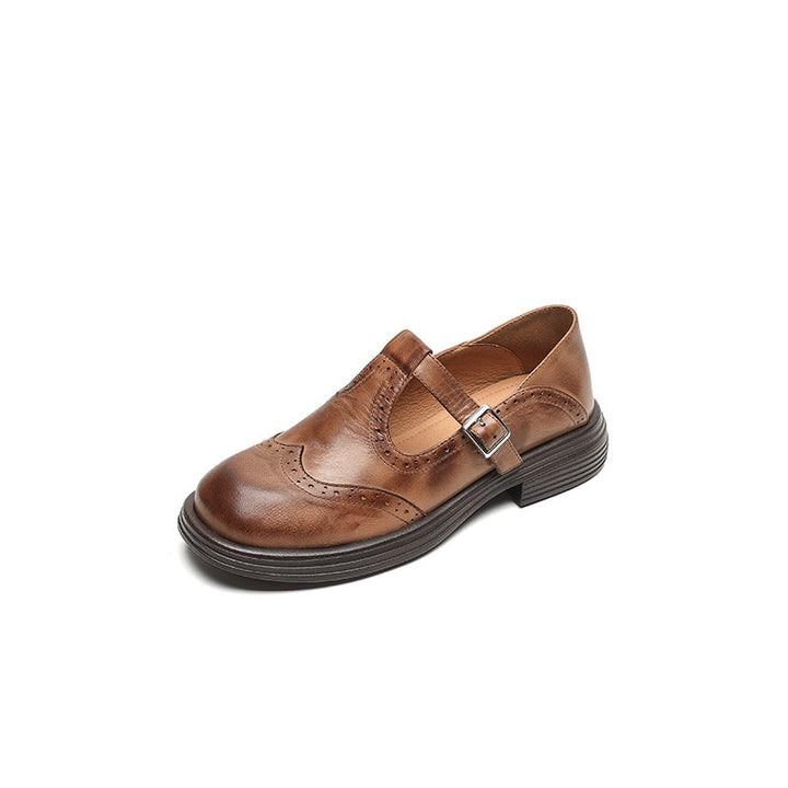 Elvara | Eleganckie Mary Jane ze skóry