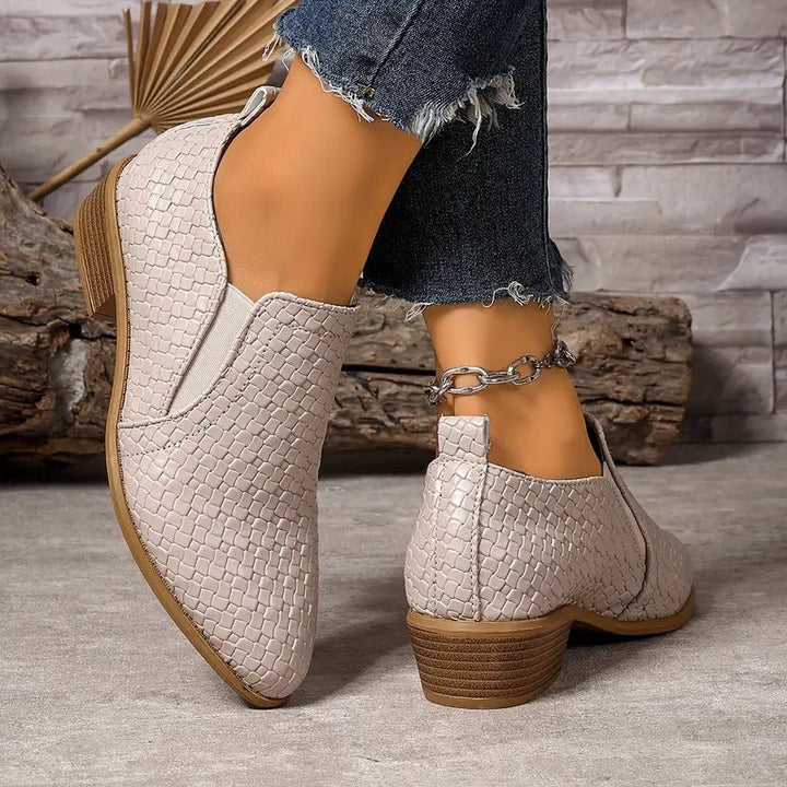 Zenona – Skórzane buty ortopedyczne Oxford