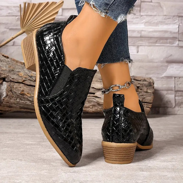 Zenona – Skórzane buty ortopedyczne Oxford