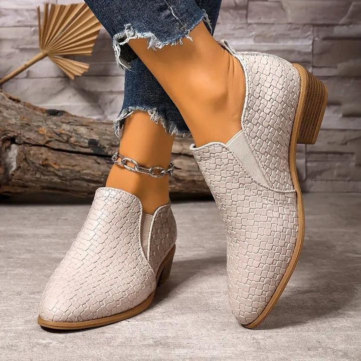 Zenona – Skórzane buty ortopedyczne Oxford